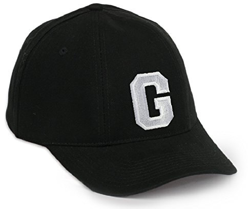 Baseball Mütze Cap Caps A-Z schwarz Snapback with Adjustable Strap Snap Back LA (G)
