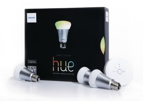 Philips Hue Starter Kit Lampadina LED, E27, 8.5 W, Formato A60