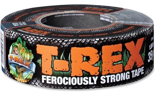 T Rex Tape Ferociously Strong Waterproof Graphite Grey Tape, 48mm x 32m, A High Strength Duct or Gaffer Cloth Adhesive Repair Tape that is Also UV Resistant From the Makers of the Original Duck Tape