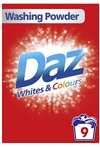 Daz Washing Powder Whites and Colours 9 Washes, 960g