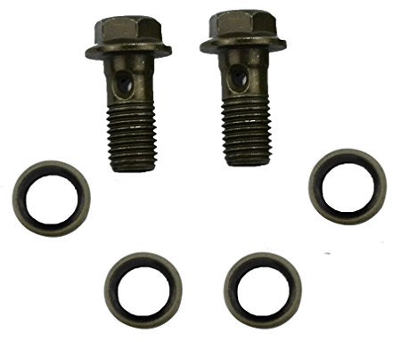 GOOFIT Jeu de boulons 10mm Boulon Banjo d'assemblage de Frein Remplacement pour 50cc 70cc 90cc 110cc 125cc 150cc 200cc 250cc ATV Dirt Bike Go Kart Pocket Bike Scooter