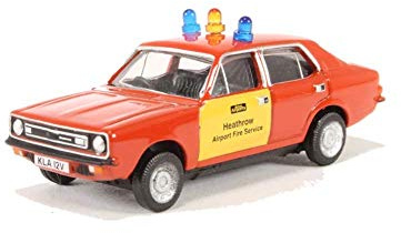 Oxford Diecast 1:76 Morris Marina Heathrow Fire Service Collectable model 76MAR005