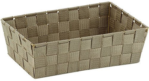 Kela Korb Alvaro 29.5x20.5x8.5cm aus Kunststoff in Taupe, Plastik, 29.5 x 20.5 x 8.5 cm