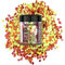 Stargazer Chunky Glitter Shaker, UV Orange. Cosmetic glitter for use on the eyes, lips, face, body, hair and nails.