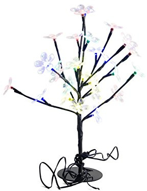 Arbre lumières 27 LED intérieur multicolore