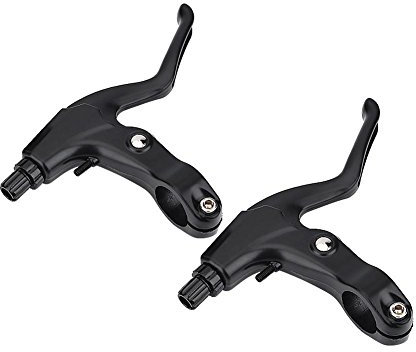 VGEBY 1 Paar Bremshebel für Fahrrad, Handbremse, für Fahrräder, aus Aluminiumlegierung, Universal, für Rennrad, Lenker mit einem Durchmesser von 22 mm (schwarz)