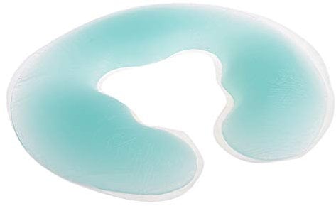 dailymall Silikon Kopfkissen Gesichtsauflage Gesichtskissen Gel Kissen für Massageliegen - Grün