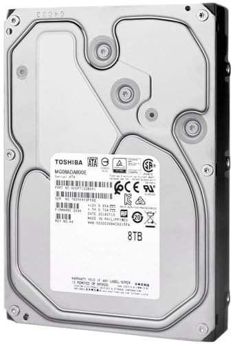 MG06ACA800E - Hard disk da 8 TB, SATA 6 Gb/s Enterprise NAS, serie MG HDEPV11GEA51, 512 e 256 MB, 3,5 pollici, 7200 RPM
