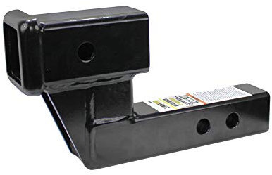 MAXXHAUL 50397 Trailer Hitch Riser for 2 Inch Receivers with 4 Inch Rise/Drop