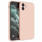 Mixroom - Cover Custodia Case per iPhone 11 Protezione Copre Fotocamera in Silicone TPU Opaco con Bordi Piatti Colore Rosa