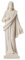 Herr Jesus Christus Statue Alabaster 25.5 cm