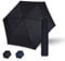 Doppler Regenschirm Zero Large in simply black I Ultra leichter Regenschirm I Handöffner Taschenschirm I Mini Schirm mit Schirmtasche I Regenschirm kompakt & leicht I Taschenregenschirm sturmfest