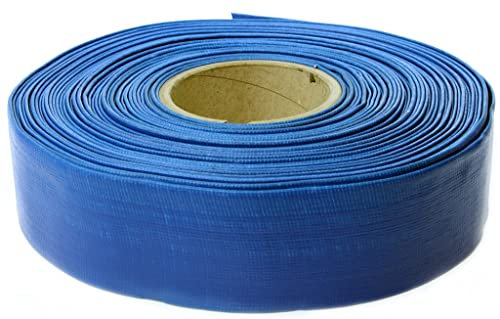 Manguera plana manguera 2 pulgada (52 mm) bomba de agua limpia sucia 100 metros antiincendios Manguera flexible riego huerto jardín compacto ligero flexible