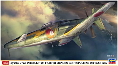 Hasegawa - 1/48 Kyushu J7W1 Interceptor fighter shinden - Plastikmodellbausatz