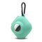 Custodia protettiva 2 in 1 in silicone adatta per Airtags Tracker/Beats Fit Pro Holder Combo con portachiavi, tracker e auricolari, anti-smarrimento, custodia protettiva antiurto (verde menta)