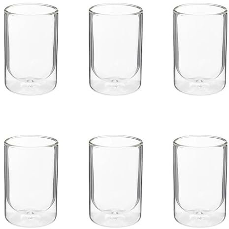 Paris Prix Secret de Gourmet - Lot de 6 Mugs Double Paroi Clea 40cl Transparent