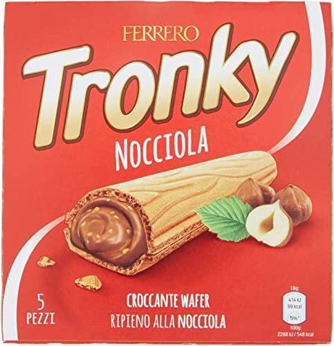 FERRERO Lot de 3 barres de chocolat en forme de noisette et de chocolat 5 x 18 g