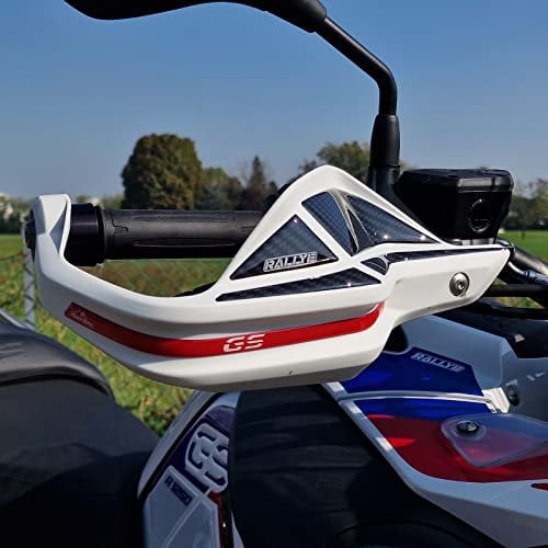 Resin Bike Aufkleber für Motorrad Kompatibel mit BMW R 1250 GS Adventure 2022 Rallye. Handschutz vor Stößen und Kratzern. 3D-Harzklebstoff - Stickers - Made in Italy