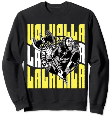 Retro Viking Warrior With Giant Axe Sweatshirt