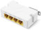 Revotech 3 Porte Gigabit Poe Estensore, 1 in 3 out Adattatore Poe+ Ripetitore 100m (328 ft) Estensione, IEEE802.3af/at, 10/100/1000Mbps, per Poe Camera/Dispositivo Poe, Plug And Play (POE5005G)