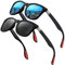 Perfectmiaoxuan Sonnenbrille herren polarisiert,Sonnenbrille damen polarisiert,Retro Ultraleichte Brillengestell,HD-Pilotobjektive,angeln autofahren fahrradbrille sportbrille herren UV schutz