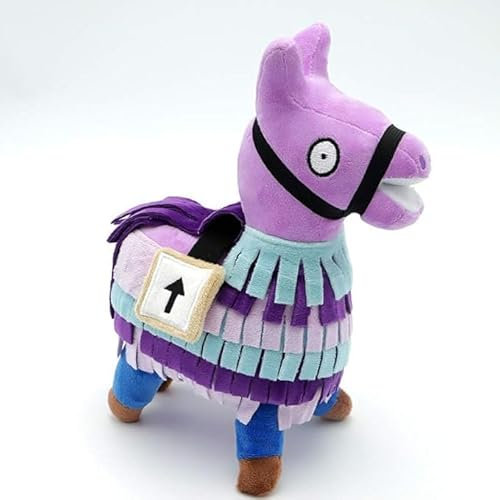 wiztex Alpaka Kuscheltier 25cm - Fort-Nite Plüschtier für Spielefans - Lama Kuscheltier Geschenk für Kinder - Alpaka Stofftier