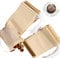 NEPAK 200 Stück Filterbeutel für losen Tee, Einweg Teesieb, Leere Teebeutel mit Kordelzug, natürliches Zellstoffmaterial 8 x 10 cm