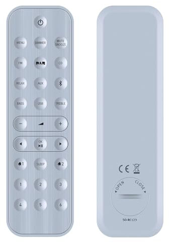 TCNOUMT Fernbedienung Passend für Sonoro SO-RC123 Bluetooth Audio Echo Wand Heimkino Fernbedienung