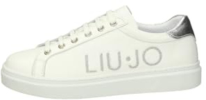 Liu Jo Scarpe Donna Sneaker Iris 11 Nappa White/Silver DS24LJ44 4A4709 PX468
