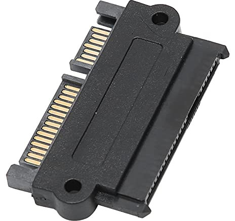 SAS-zu-Port-Adapter, Hochgeschwindigkeitskonverter für SAS-Festplatten, Einfach zu Bedienen und Langlebig, Schwarzes Kunststoffgehäuse, Tragbar und Leicht (BindFbqp5T31WA-11)