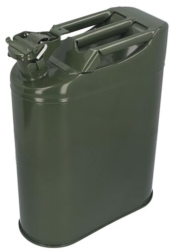 Kraftstoffkanister Metall 5L 10L 20L Benzinkanister Dieselkanister Heizöl mit Dichtung (10 Liter)