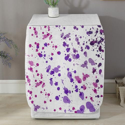Highdi Grafiti Funda de Lavadora Cubierta Exterior,Adapta a la Mayoría de Lavadoras y Secadoras de Carga Frontal Protector Solar a Prueba de Polvo (Tie-Dye,L Capacidad 10.5~12 KG)