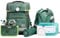 SCHOOL-MOOD Champion Pro Daniel Dinosaurier Schulranzenset 7-teilig 21,5L Stauraum, ergonomisches Easy Fit System für 1 m bis 1,50 m Körpergröße, standfest, wasserdichter Stoff mit Reflektoren
