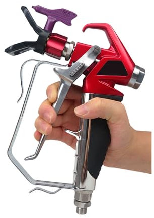 Professional airless paint spray with adjustable pressure, high efficiency for smooth and even coating of paint and putty