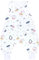 TupTam Sommerschlafsack Baby mit Füßen – Leichter Schlafsack Baby Sommer 0.5 TOG, OEKO-TEX, Farbe: Feen Tiere Gelb Rosa Blau Grau (Fairy Animals), Größe: 104-110