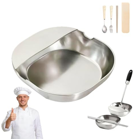 304 Stainless Steel Spoon Rest & Multipurpose Kitchen Utensil Holder, Heat Resistant Self-Standing Ladle and Spatula Holders for Stove Top and Counter, Easy Clean Dishwasher Safe (1Pc)