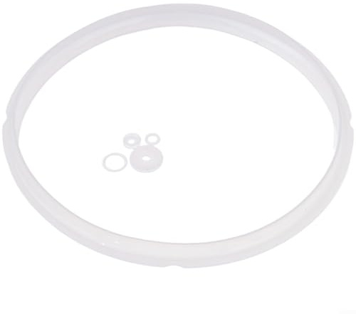 Zeroupshop Junta de anillo de sellado de silicona para olla a presión eléctrica de 5 a 6 L, sello de repuesto de diámetro interior de 22 cm, pieza de junta tórica de goma resistente a altas