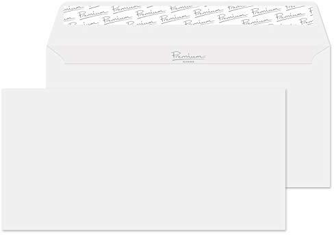 Blake Business | Briefumschläge DL (110 x 220 mm) | 500 Stück | 120 g/m² | FSC-zertifiziert | Ohne Fenster | Umschläge | fur Büro | Bürobedarf | weiß Briefumschläg/Kuvert (36882)