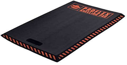Ergodyne ProFlex 385 Kneeling Pad, Foam Knee Cushion, Water Resistant Kneeling Mat, 16 x 28 x 1,Black,Large