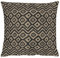 APELT Kissenhülle KONTA Farbe 89, moderner und extravaganter Kissenbezug, hochwertige und edle Zierkissenhülle mit eingewebtem elegantem Muster, aufwendige Jacquard Webung in Braun, Größe 40x40 cm