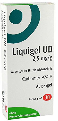 LIQUIGEL UD 2,5mg/g Augengel i.Einzeldosisbeh. 30X0.5 g