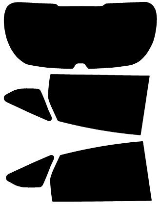 PSSC Pre Cut Rear Car Window Films fits for Ford Focus 5 Door Hatchback 2011 to 2016 20% Dark Tint