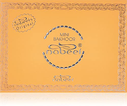 Nabeel Perfumes Elite Collection Mini Bakhoor Nabeel Incense 108 g, White, 4INE044107