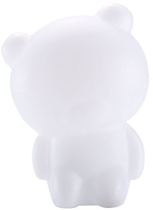 Bigben Sound BTLSBEAR - Enceinte sans fil lumineuse ours portable (15 W, port USB, jack 3,5 mm, Bluetooth, différentes couleurs et effets lumineux) couleur blanche