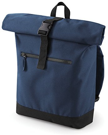 BagBase Rucksack Manner beilaufige Roll-Top-Rucksack 32x44x13cm 12L Franzosisch Navy