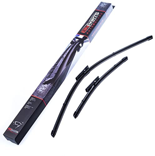 EINPARTS Scheibenwischer Set Wischerblätter Set Vorne Länge 1: 660mm Länge 2: 360mm Flachbalkenwischblatt Kompatibel mit RENAULT Captur J5, H5 Bajonettbefestigung für Linkslenker EPWBDD2614