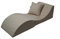 Velinda Klappsofa bequem, entspannend, 3 in 1, Hocker, Tisch cremefarben