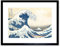 Hokusai Great Wave off Kanagawa Framed Wall Art Print Großartig Wand