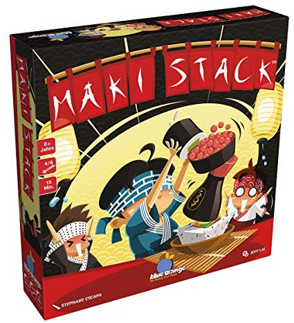 Blue Orange BLO0012 Maki Stack, Geschicklichkeits-Spiel Asmodee
