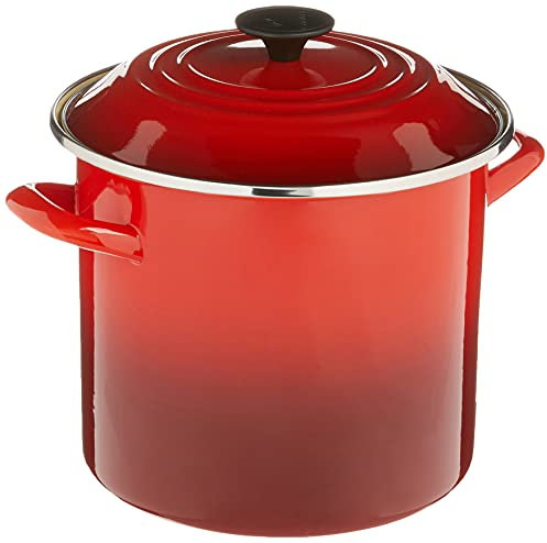 Le Creuset N5100-2267 Pentola, Acciaio, Ciliegia